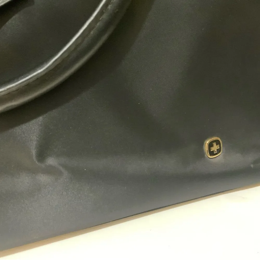 NWOT Wenger Ana Laptop Tote 18”, Black Nylon Style Computer Bag Tablet Pocket